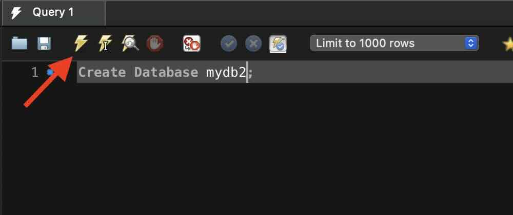 Create Database using MySQL Workbench